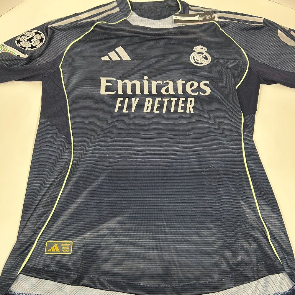Adidas Real Madrid 2025/26 away soccer jersey custom name Chrisley